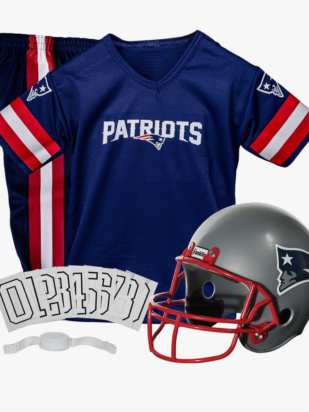 NEW Franklin NFL Patriots Kids Football Uniform Costume Boys & Girls - Medium